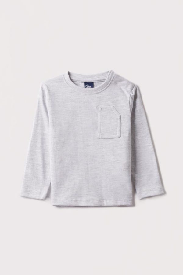 CAMISETA GRIS VIGORE BEBE