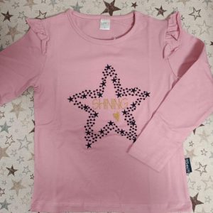 CAMISETA ESTRELLA ROSA