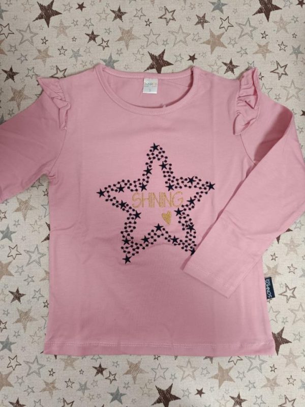 CAMISETA ESTRELLA ROSA