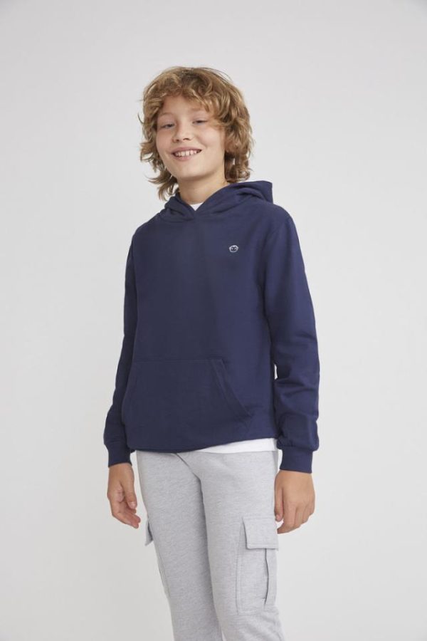 SUDADERA BASIC MARINO